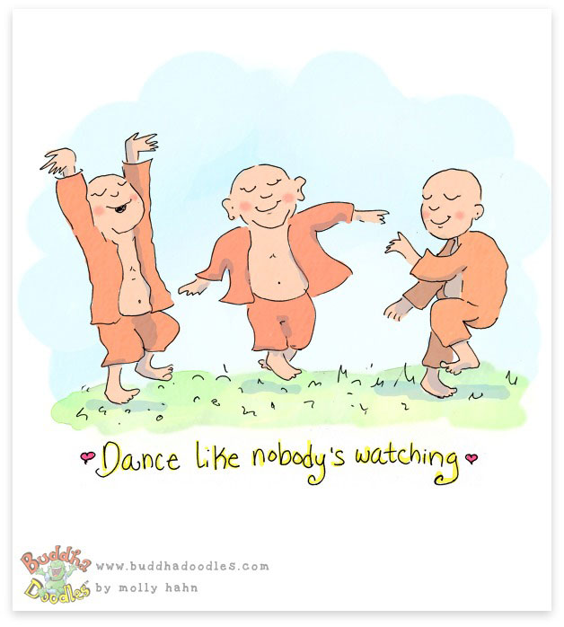 BuddhaDoodle_DanceLikeNobodysWatching_byMollyHahn