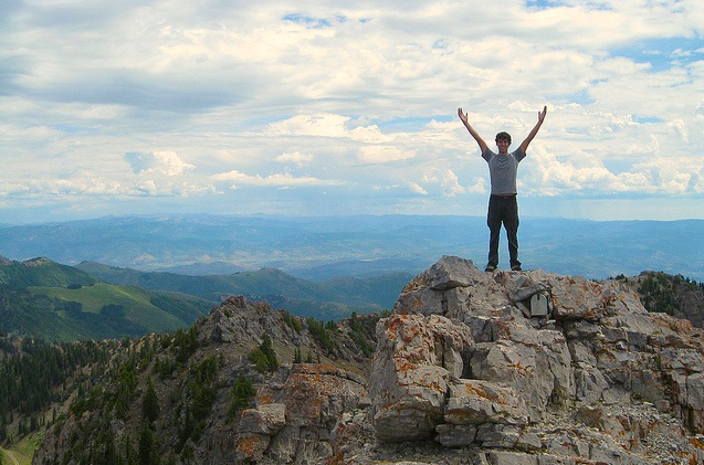On Top of Mountain