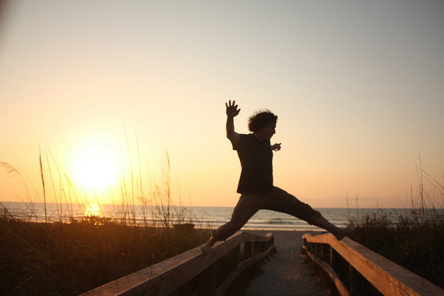 Leap of faith (by Tracie).