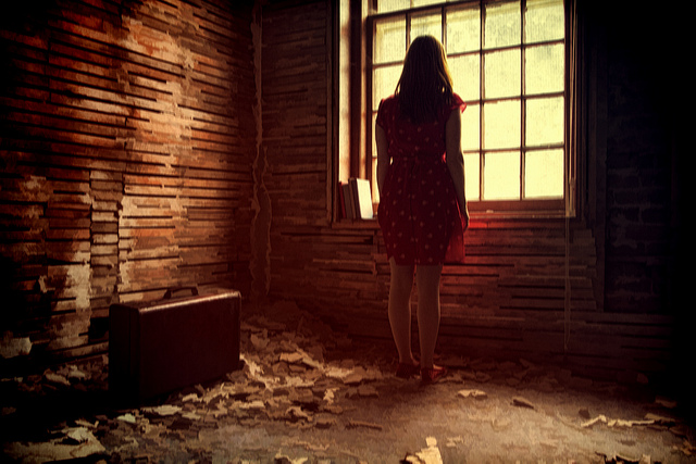 Woman and a Suitcase