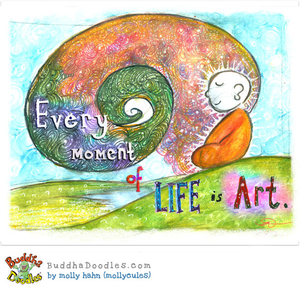 EveryMomentOfLife_MollyHahn_BuddhaDoodles