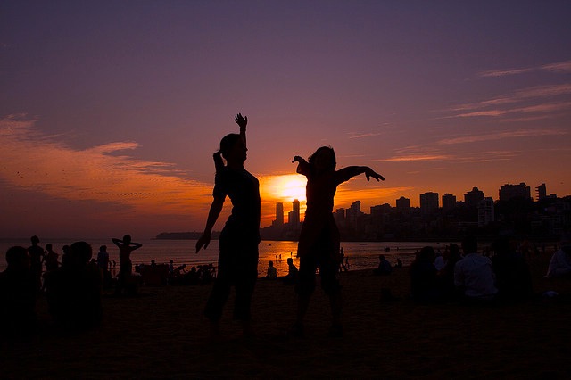 Two Dancing Girls