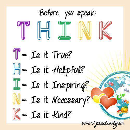Before You Speak