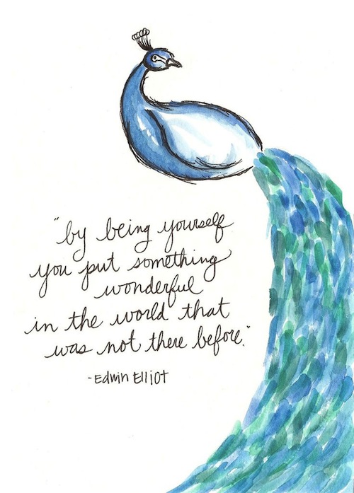 By Being Yourself