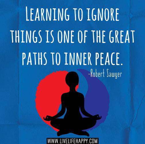 Learning to Ignore Things