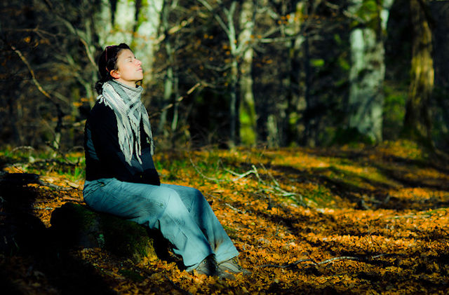 Woman in a Forest