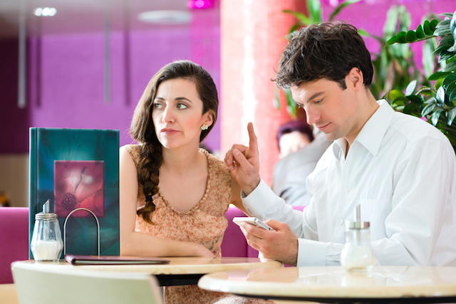 Distracted by smartphone