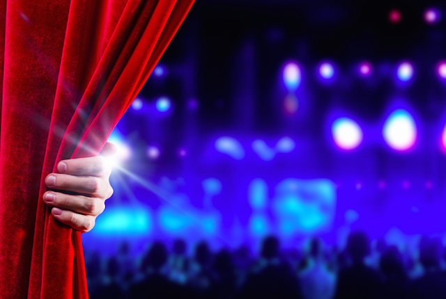 Man Behind Curtain