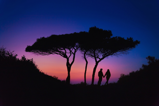 Silhouette of a Couple