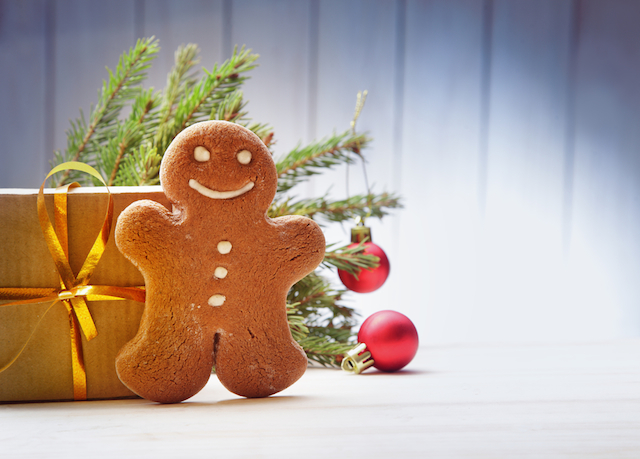 Smiling Gingerbread Man