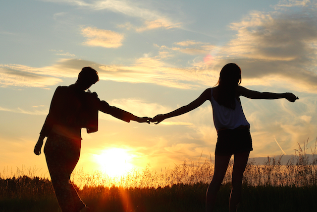 Friends Holding Hands
