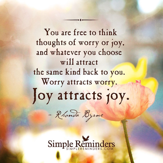 Joy Attracts Joy