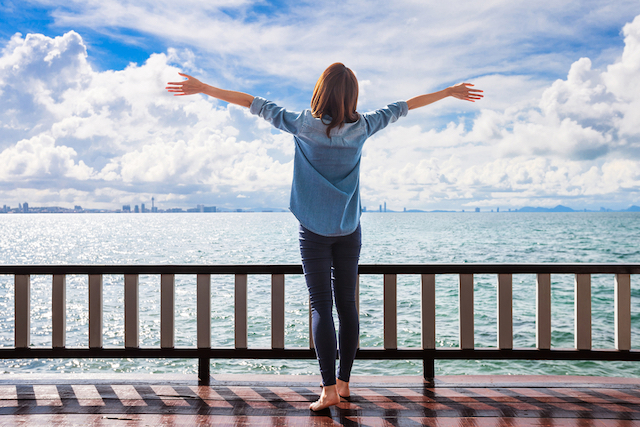 Woman with Open Arms