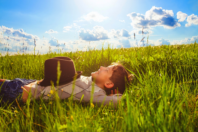 Boy Relaxing