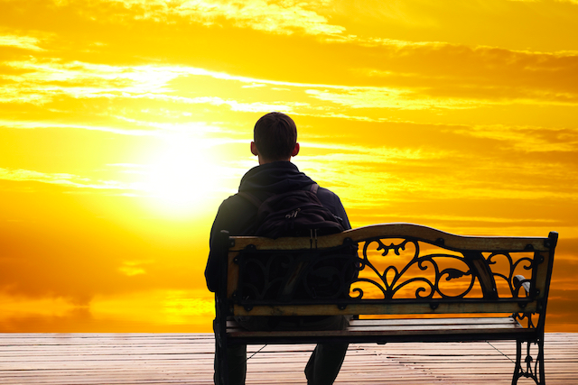 Man on a Bench