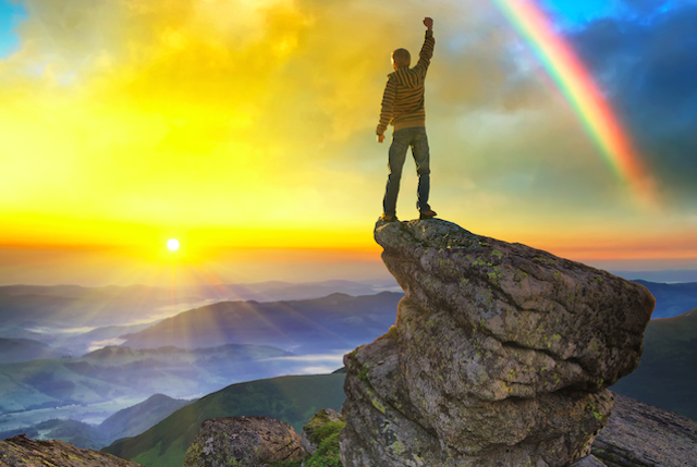 Man on a Mountain