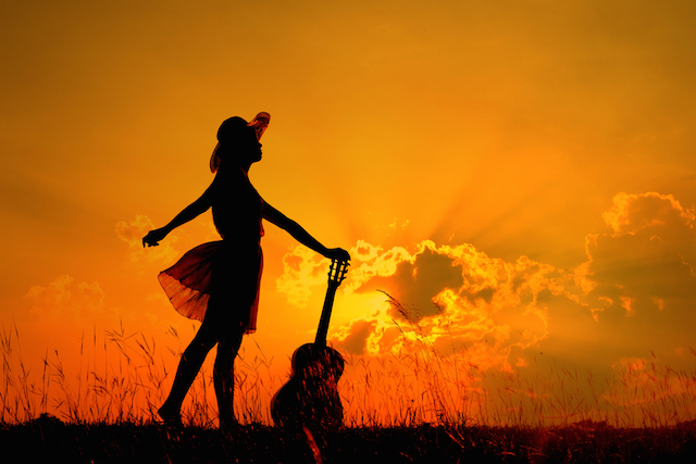 Woman with Guitar