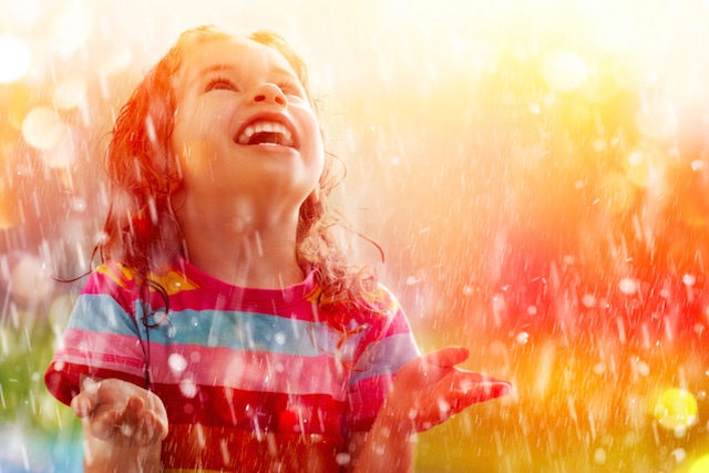 Amazed Little Girl
