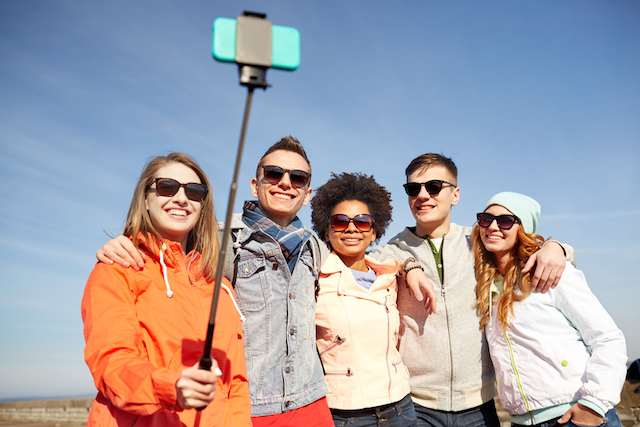 Friends Taking Selfie