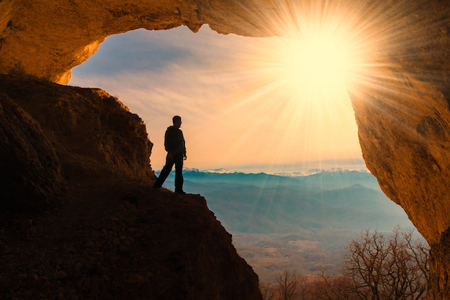 Man in a Cave