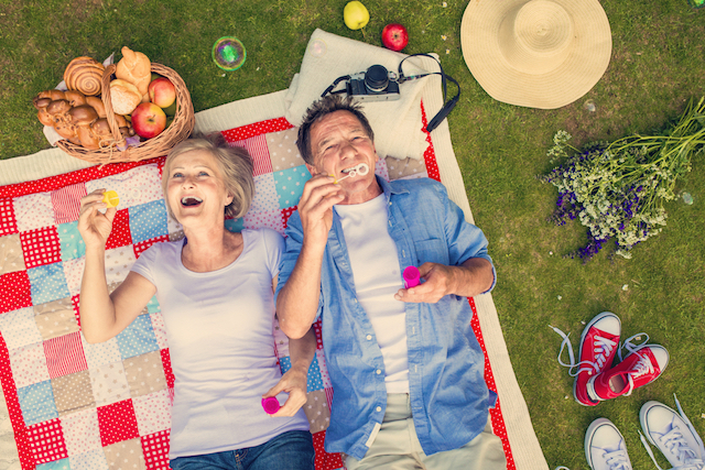 Couple Having Picnic