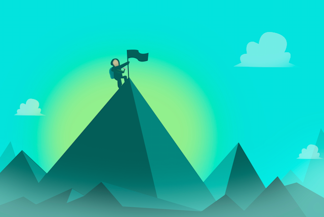 Man at Summit
