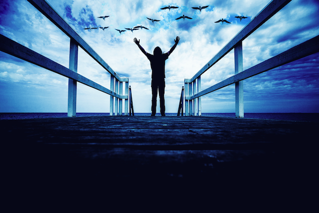 Man on a Pier