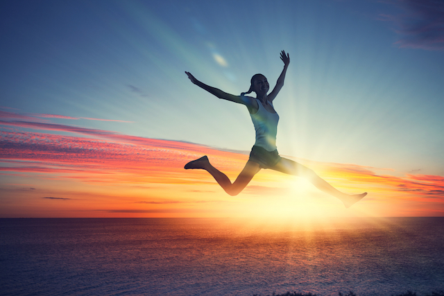 Jumping Woman Image