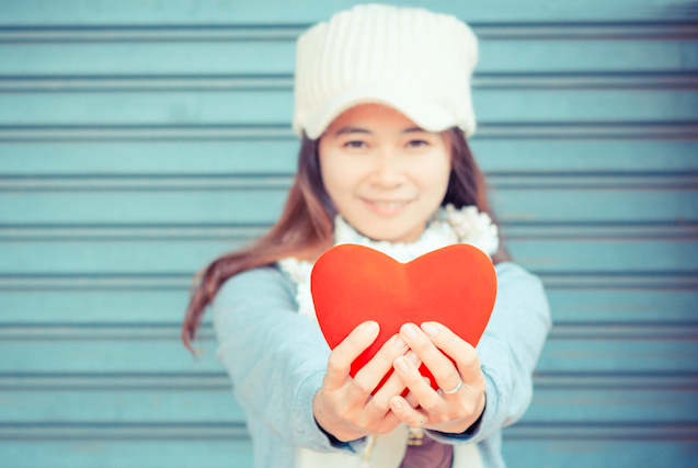 Woman with Heart