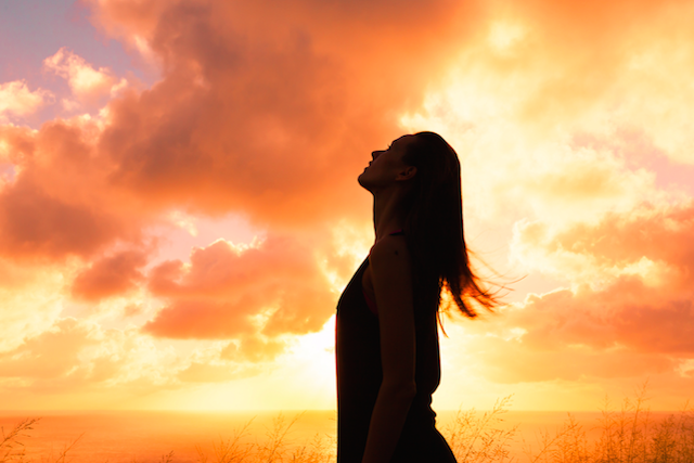 Woman Feeling Free