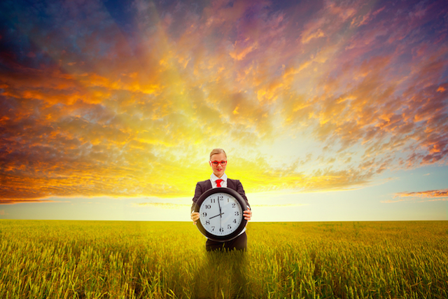Woman with Clock