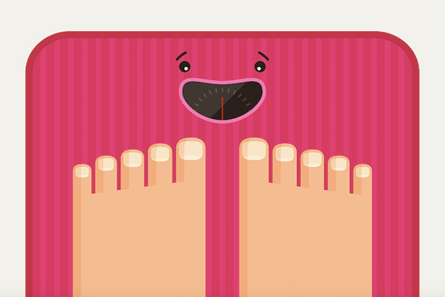 Feet on Scale