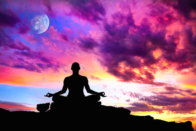Man Meditating
