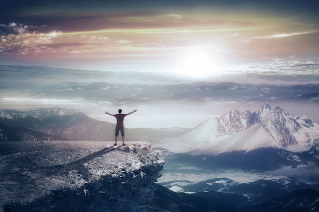 Man in the Mountains