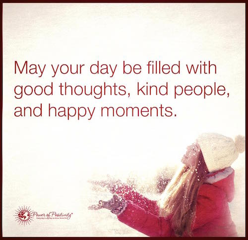 May your days be filled with