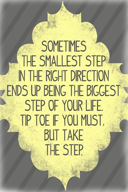 The smallest step