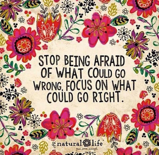 Focus on what could go right