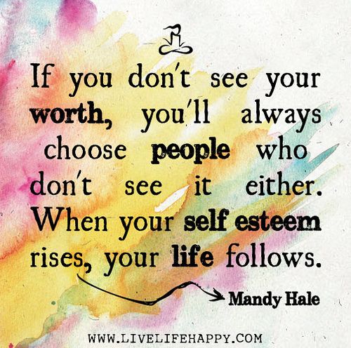 If you don't see your worth