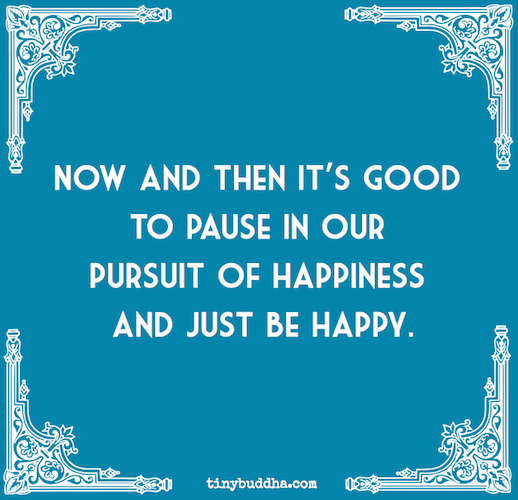 Just be happy