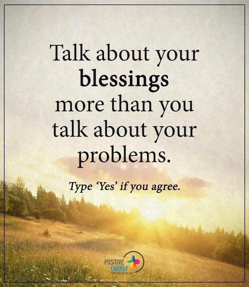 Talk about your blessings
