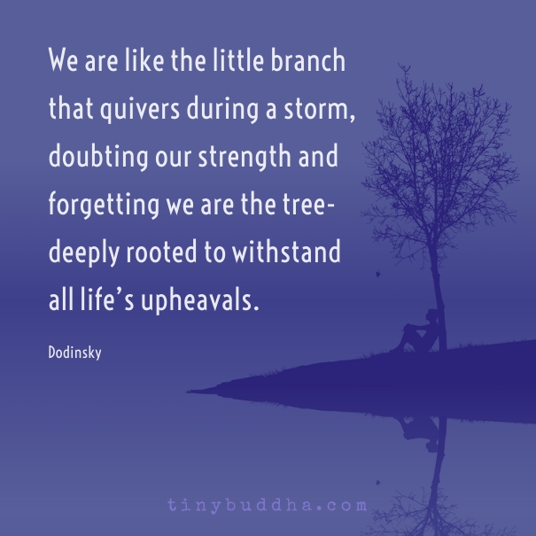 We can handle life's unheavals