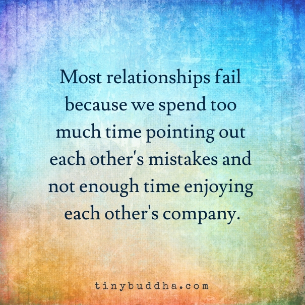 Relationships fail