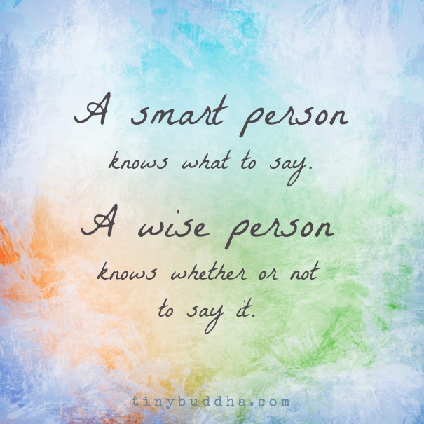 A wise person