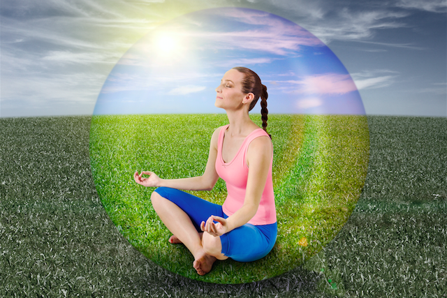Meditating in a Bubble