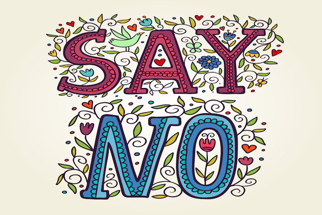 Say no