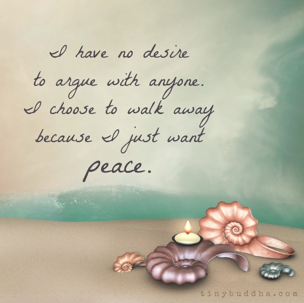 I just want peace