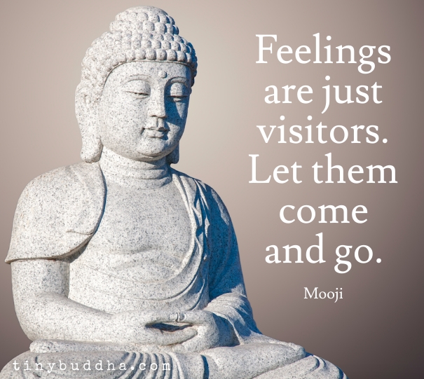 Feelings are just visitors