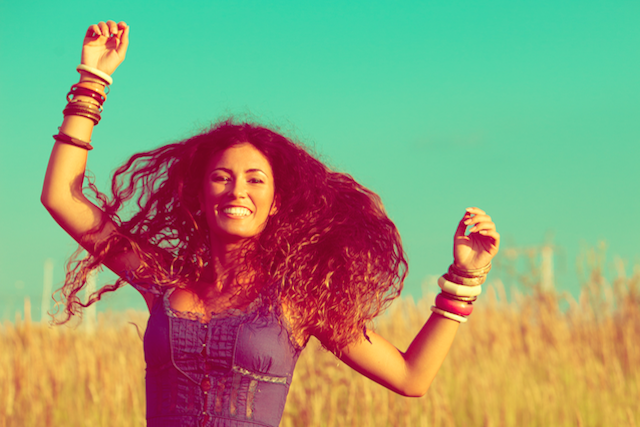 Happy woman