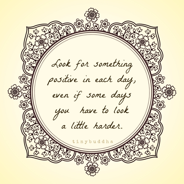 Something positive