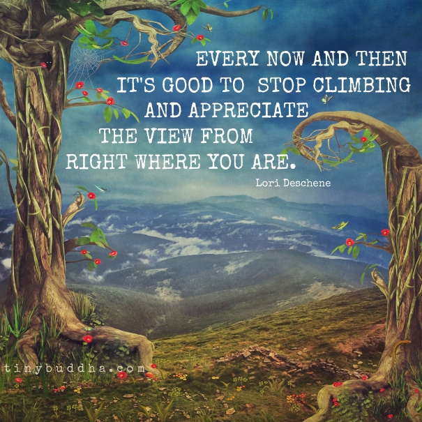 Stop climbing